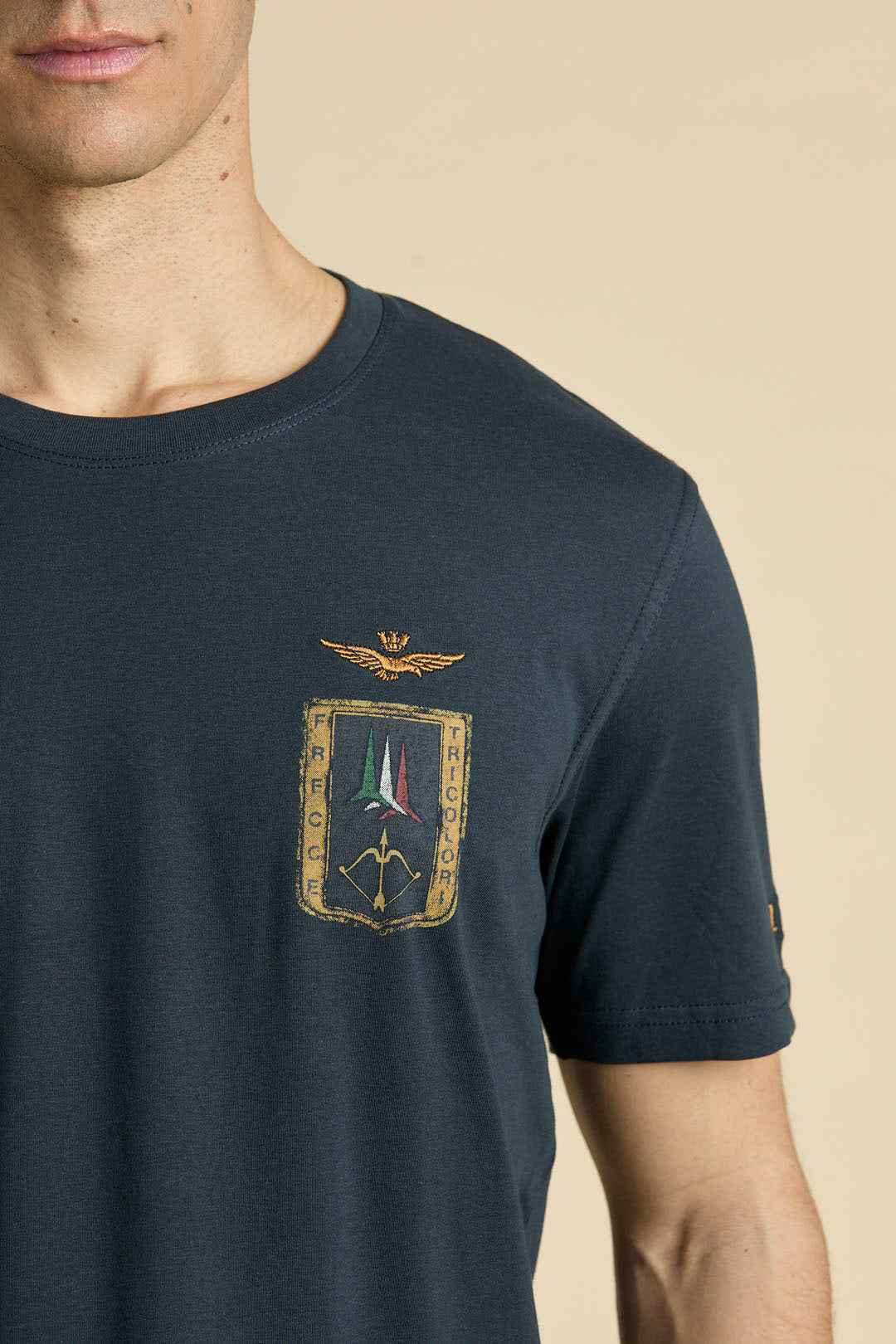 AERONAUTICA MILITARE | T-shirt con stemma Frecce Tricolori