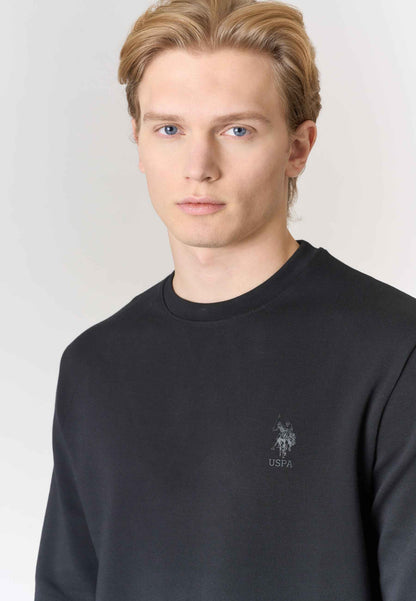 US POLO ASSNS | Felpa girocollo in misto cotone e scuba fleece