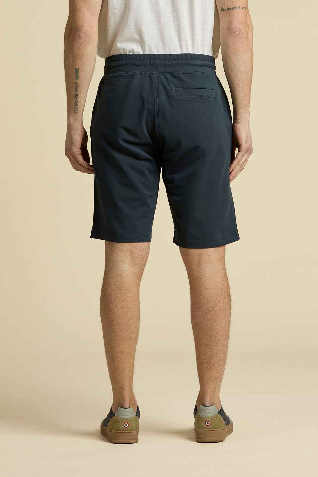 AERONAUTICA MILITARE | Bermuda in cotone uomo con elastico in vita