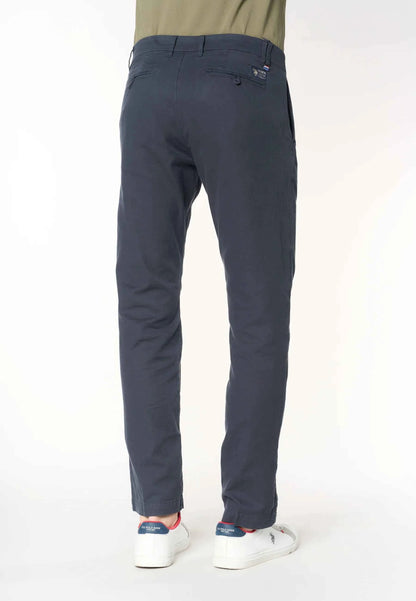 US POLO ASSN | Pantalone chino da uomo in misto cotone e lino KENNY