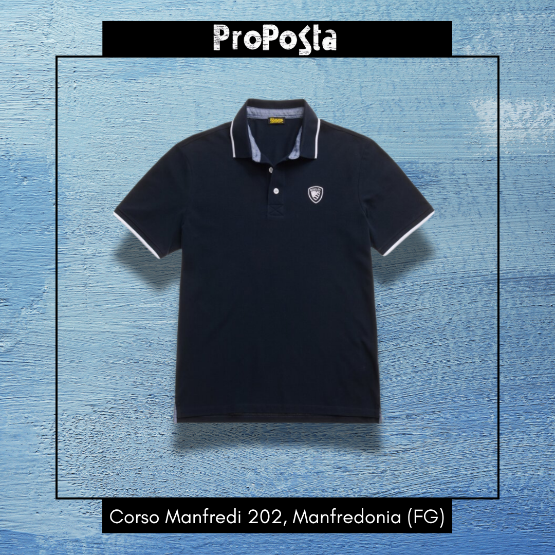BLAUER | POLO CON PROFILO IN CONTRASTO DAMON - Proposta Legend