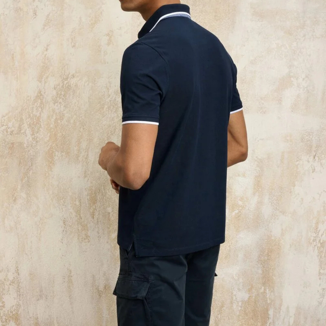 BLAUER | POLO CON PROFILO IN CONTRASTO DAMON - Proposta Legend