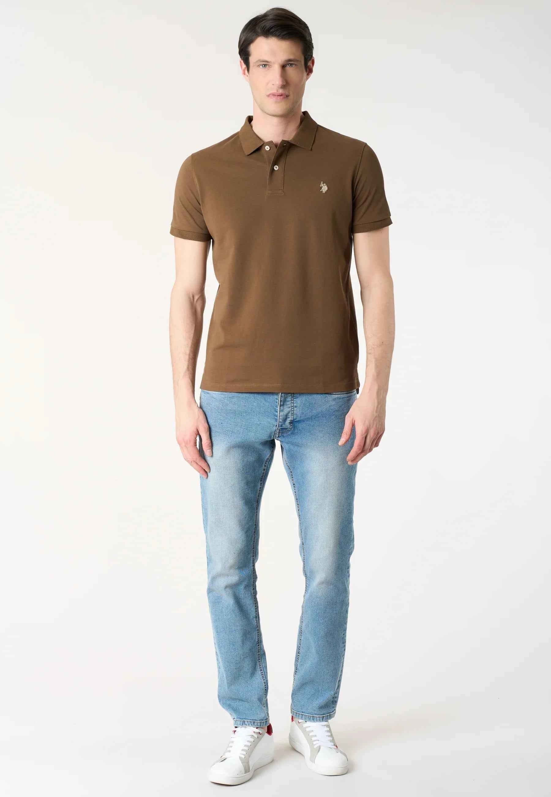 US POLO ASSN | Polo basic uomo in cotone piquet KING