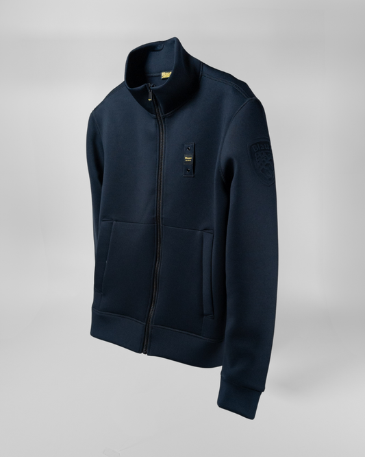 BLAUER | Felpa neoprene senza cappuccio HALBORN - Proposta Legend