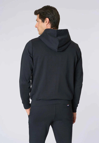 US POLO ASSN | Felpa in cotone con cappuccio tartan e zip - Proposta Legend