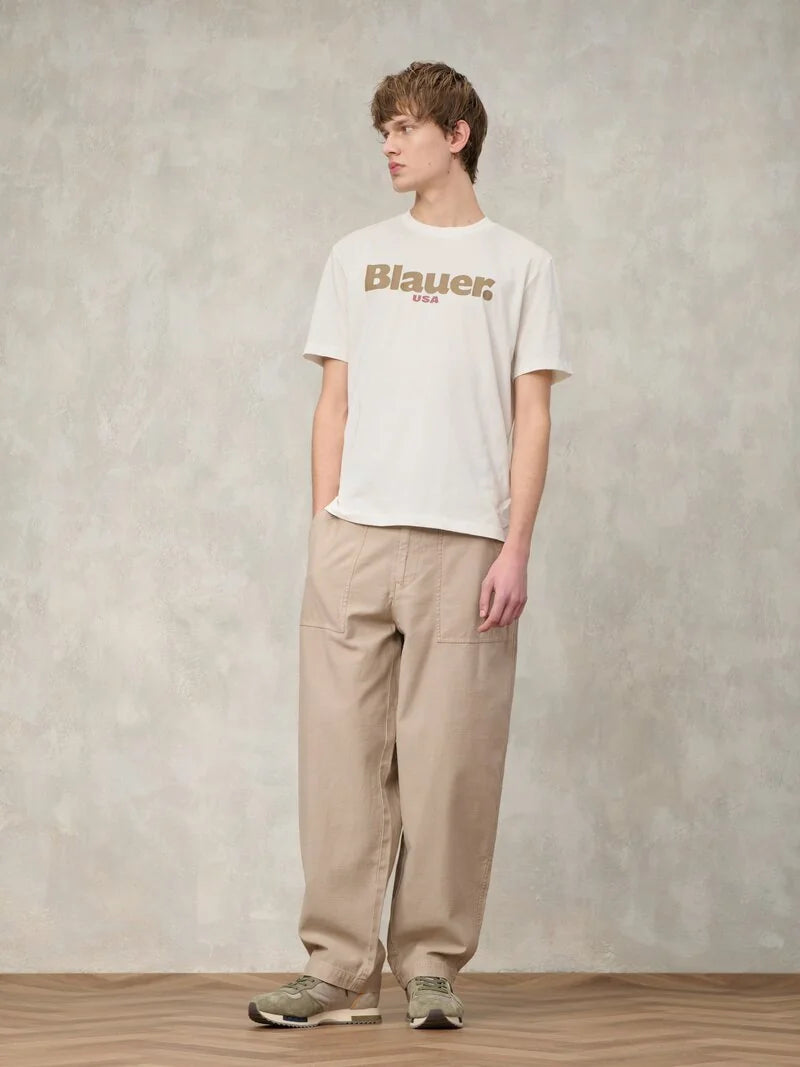 BLAUER | T-Shirt con logo sul petto ERNST