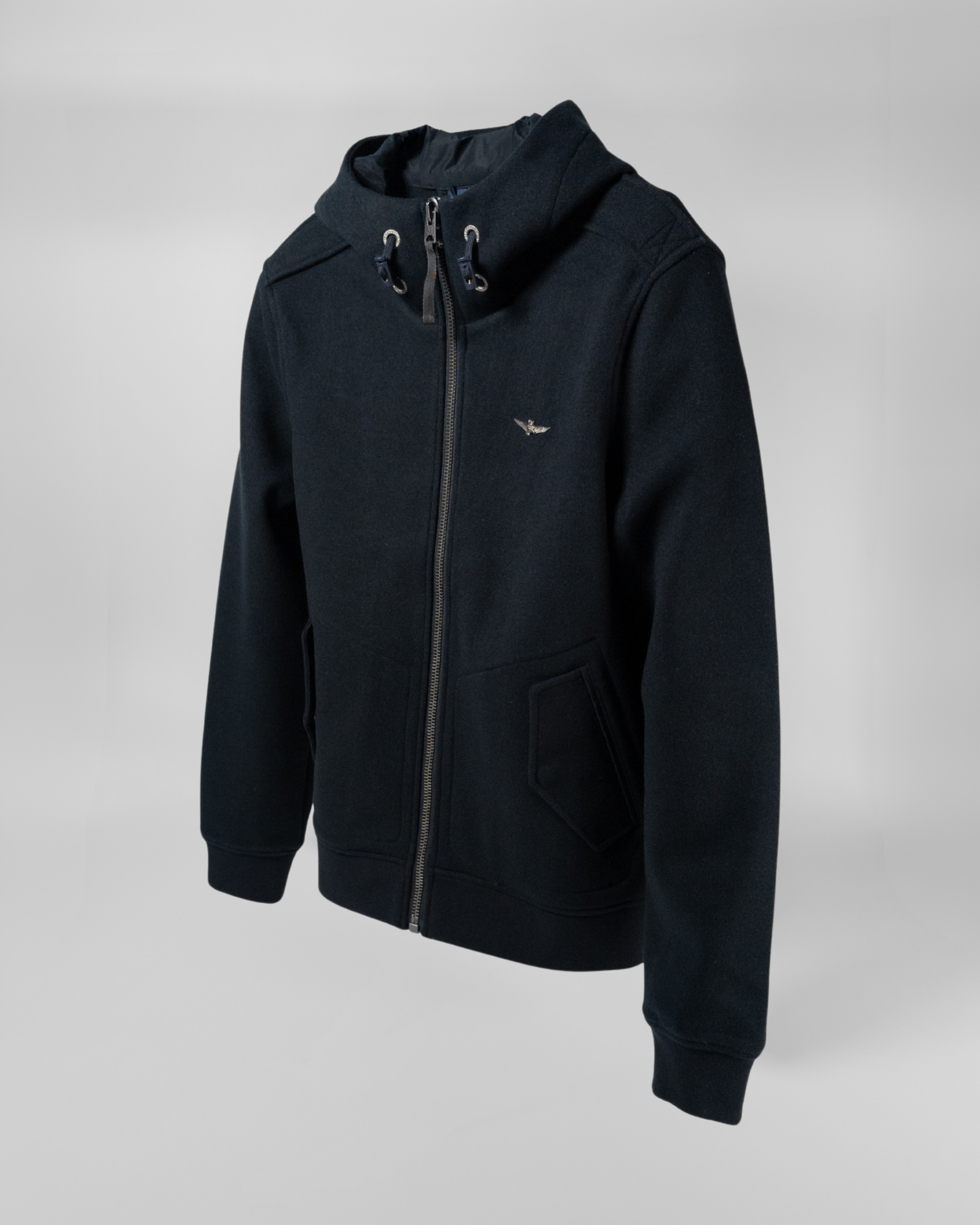 AERONAUTICA MILITARE | Giacca con cappuccio in misto lana - Proposta Legend