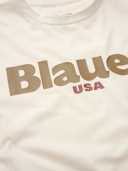 BLAUER | T-Shirt con logo sul petto ERNST