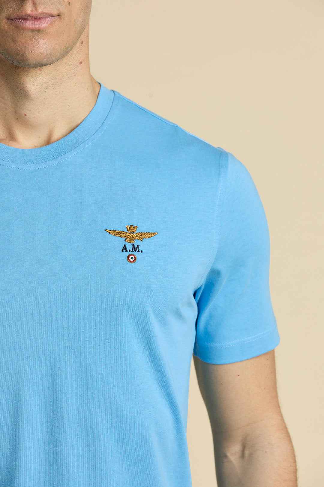 AERONAUTICA MILITARE | T-shirt girocollo basica in jersey