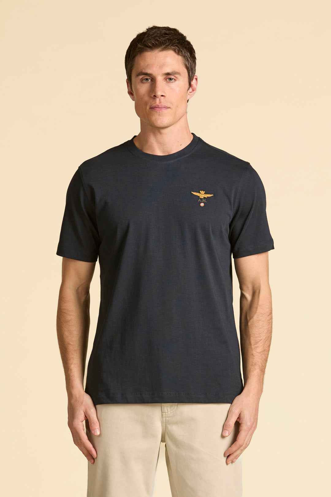 AERONAUTICA MILITARE | T-shirt girocollo basica in jersey