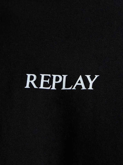 REPLAY | T-Shirt in jersey con logo minimal