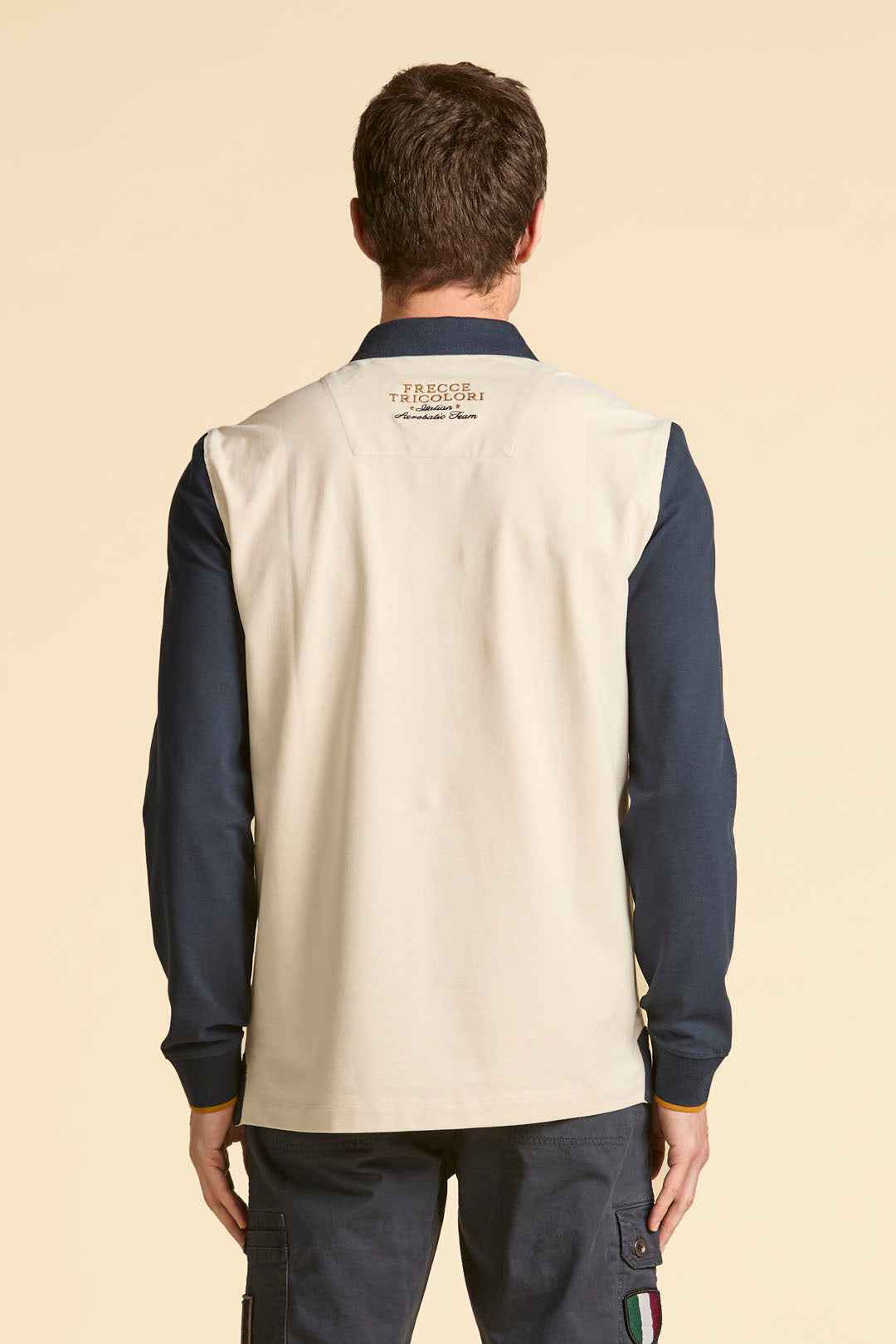 AERONAUTICA MILITARE | Polo Frecce Tricolori ricamata in piqué