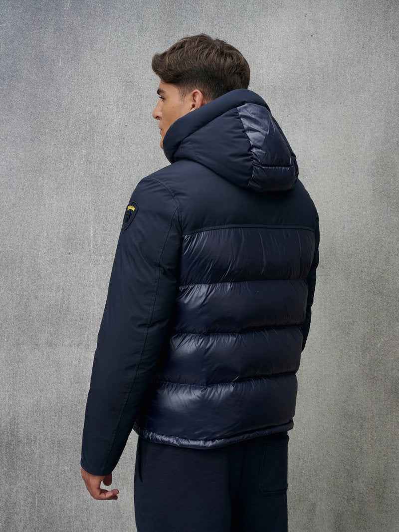 BLAUER | Piumino nylon e neoprene BROOK
