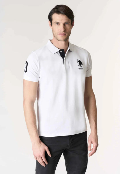 US POLO ASSN | Polo uomo con logo e numero KORY