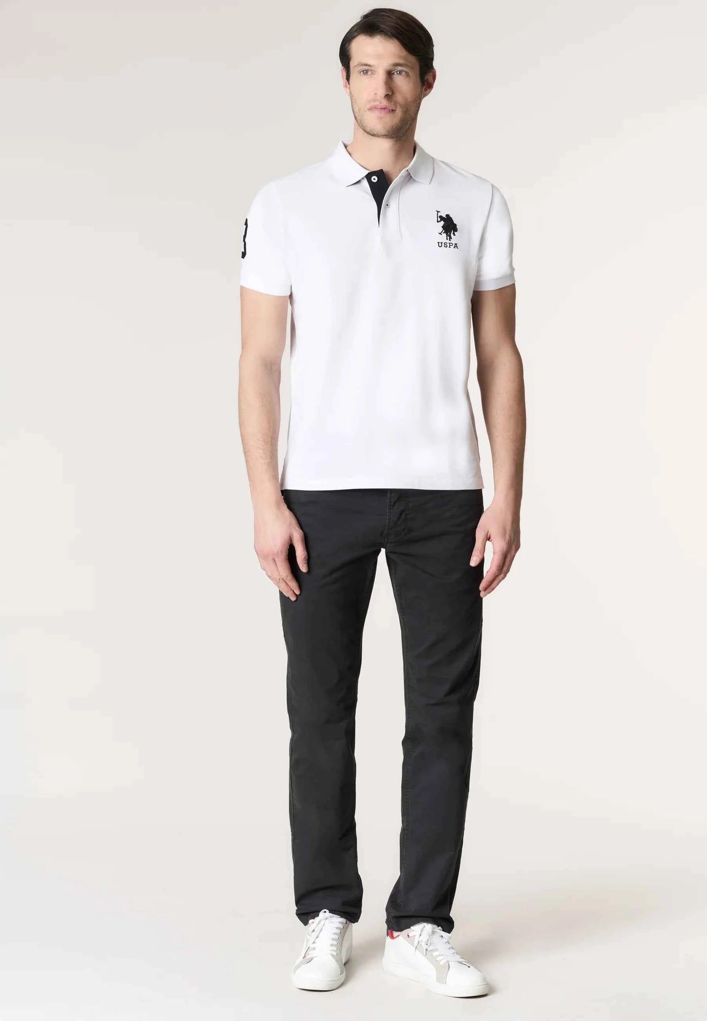 US POLO ASSN | Polo uomo con logo e numero KORY