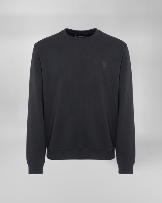 US POLO ASSNS | Felpa girocollo in misto cotone e scuba fleece - Proposta Legend