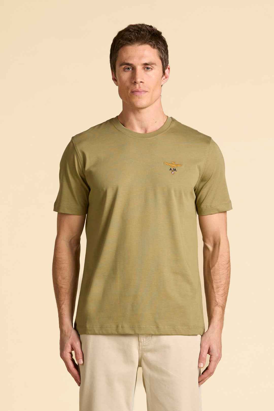 AERONAUTICA MILITARE | T-shirt girocollo basica in jersey