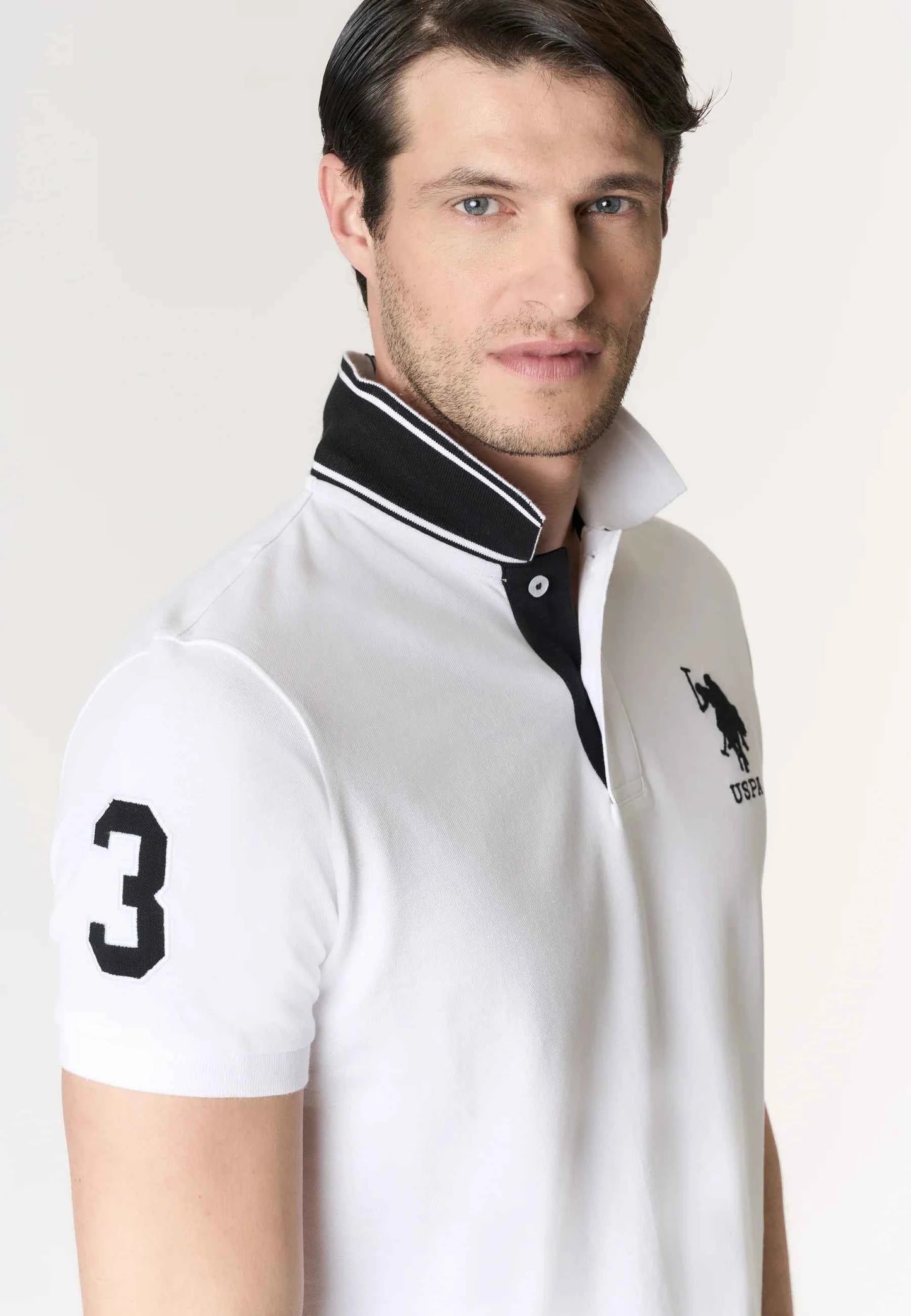 US POLO ASSN | Polo uomo con logo e numero KORY