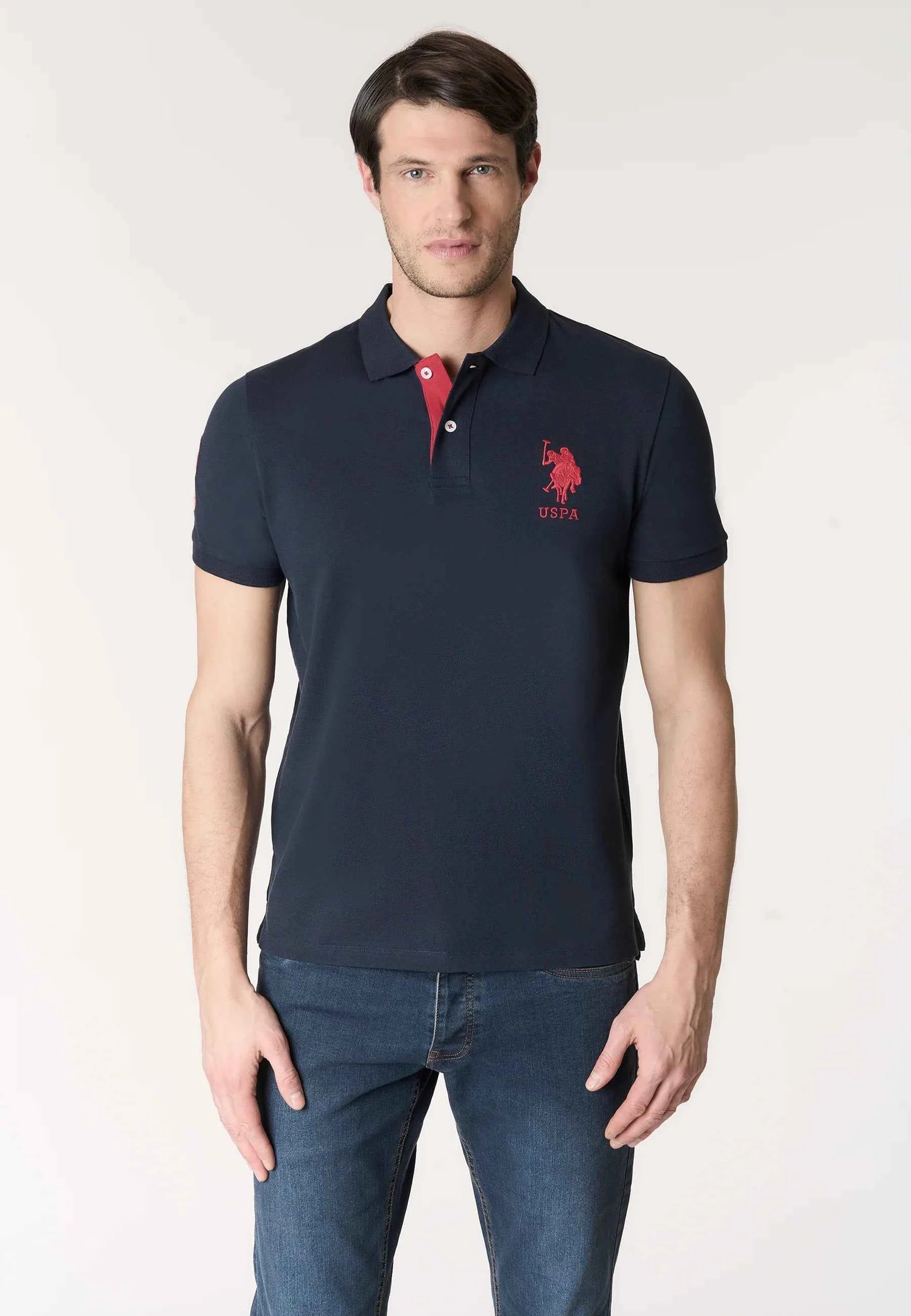 US POLO ASSN | Polo uomo con logo e numero KORY