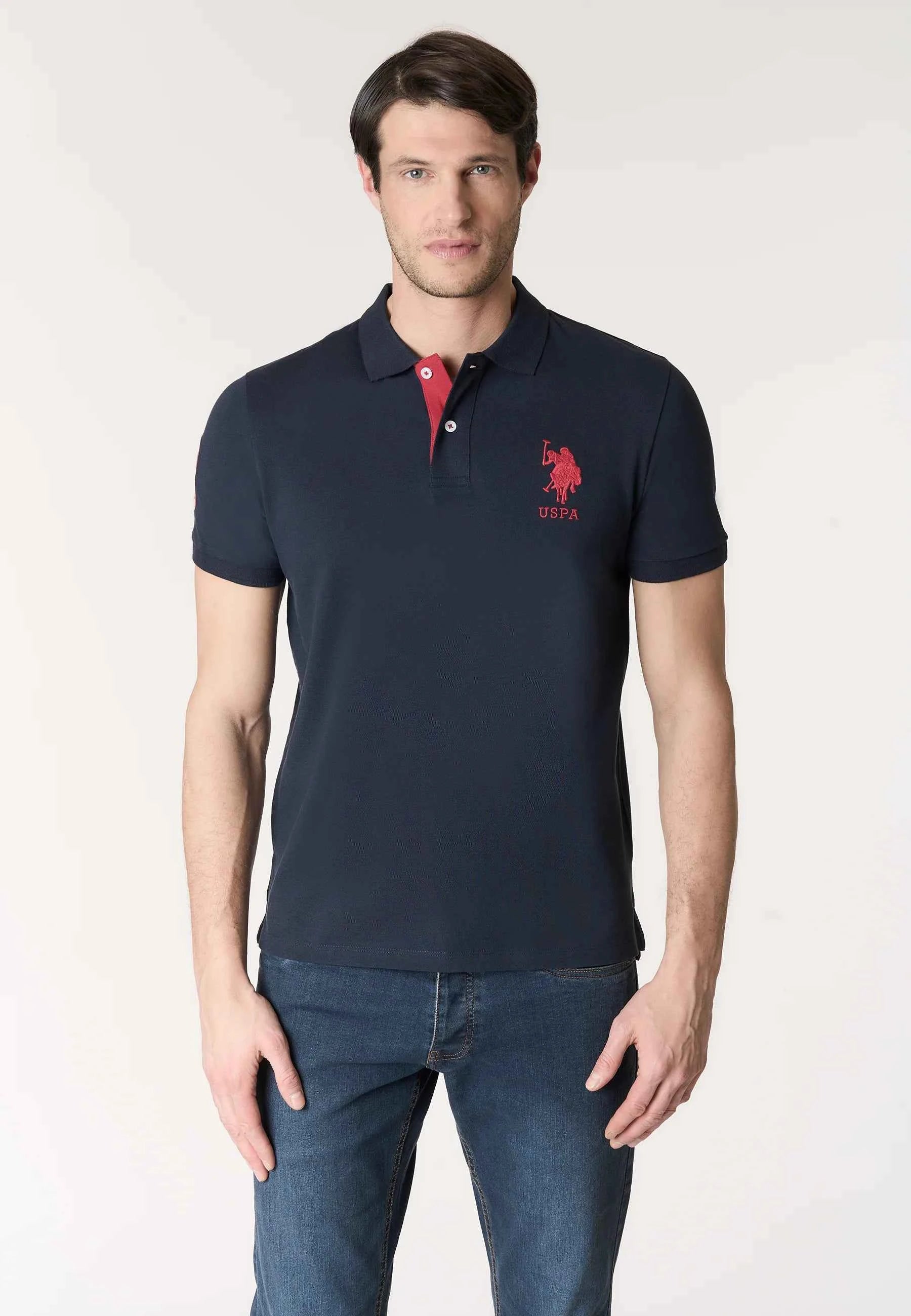 US POLO ASSN | Polo uomo con logo e numero KORY