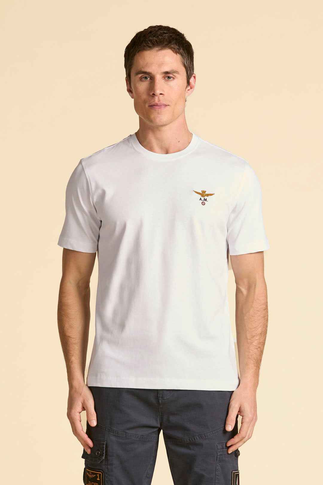 AERONAUTICA MILITARE | T-shirt girocollo basica in jersey