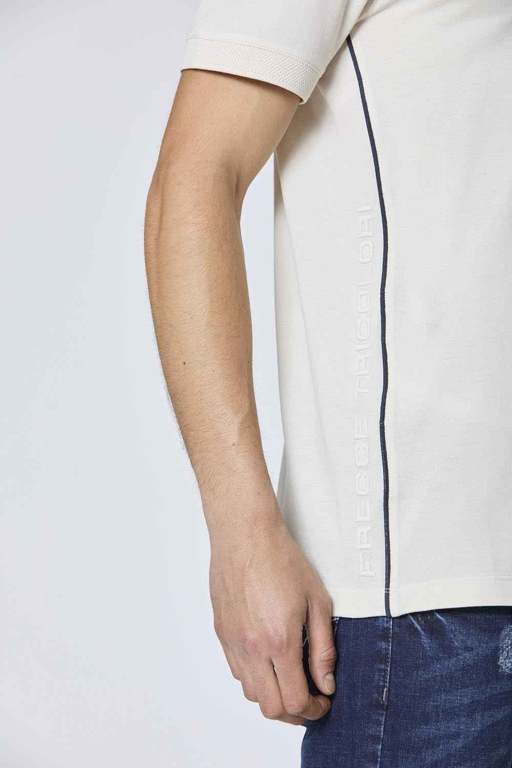 AERONAUTICA MILITARE | Polo con stampa high density e piping - Proposta Legend