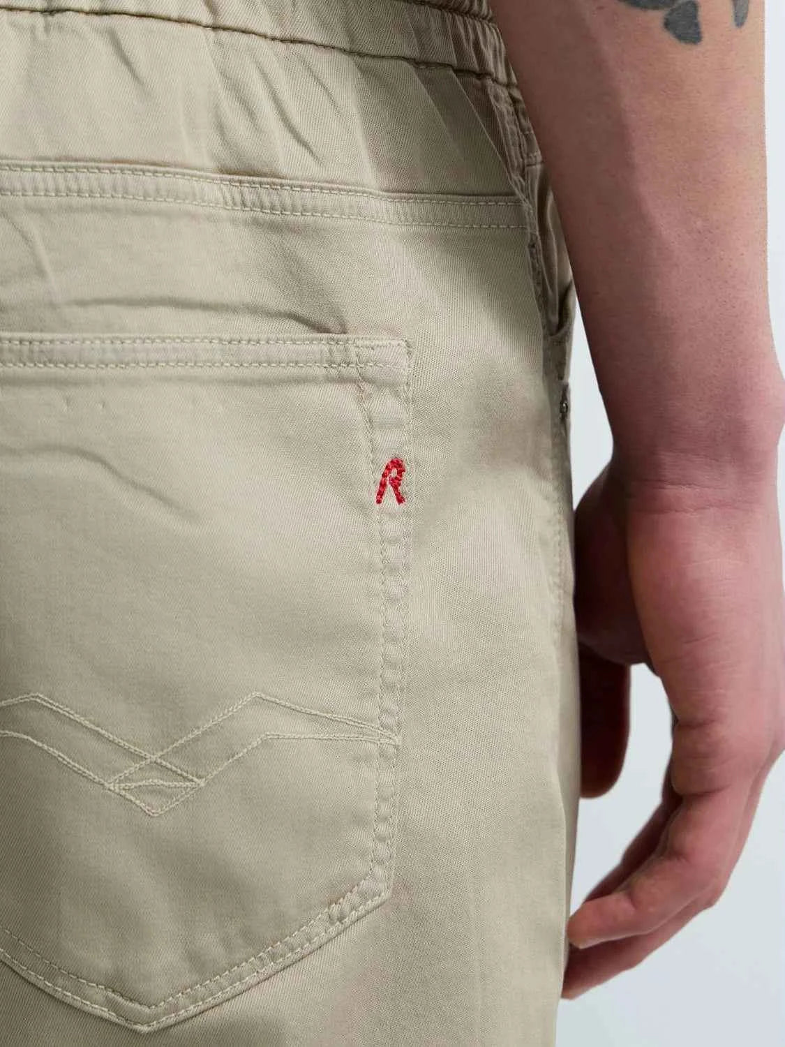 REPLAY | Pantalone con lacci uomo LANNY