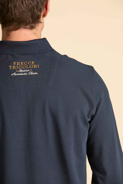 AERONAUTICA MILITARE | Polo Frecce Tricolori ricamata in piqué