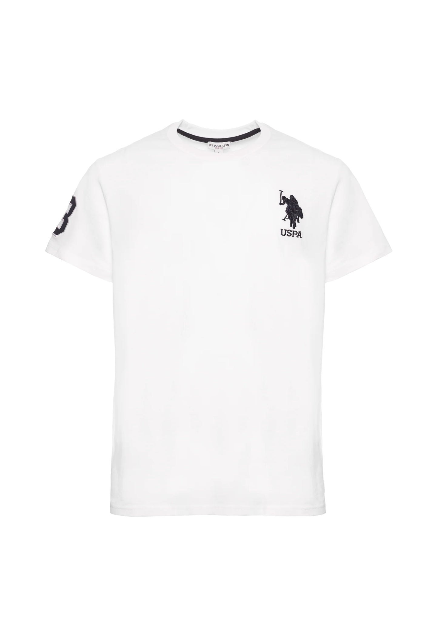 US POLO ASSN | T-Shirt in cotone con logo e numero ricamati MONET