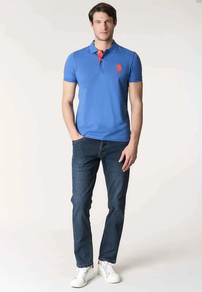 US POLO ASSN | Polo uomo con logo e numero KORY