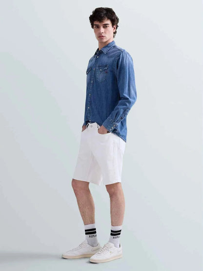 REPLAY | Bermuda in jeans uomo GROVER