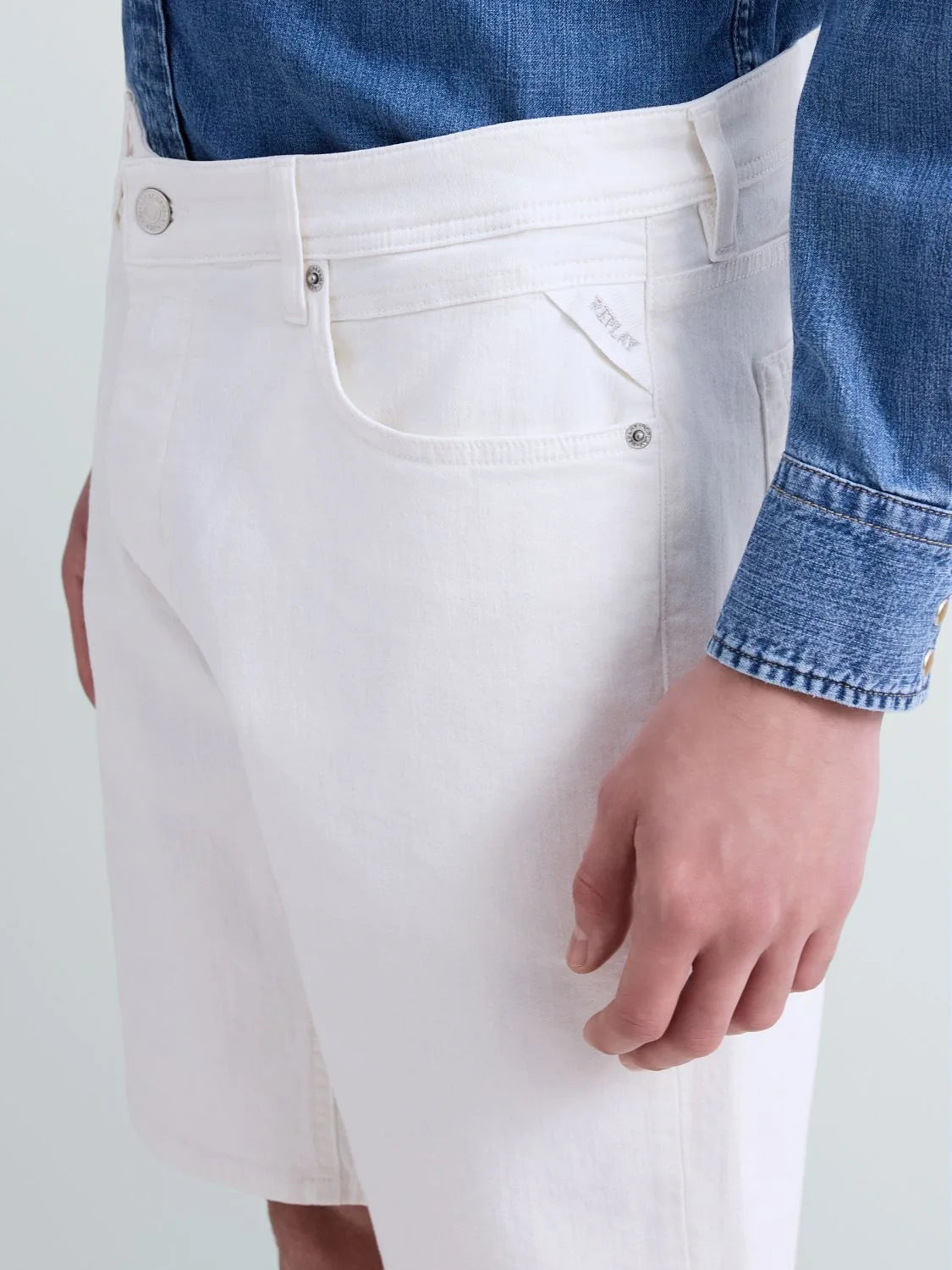 REPLAY | Bermuda in jeans uomo GROVER