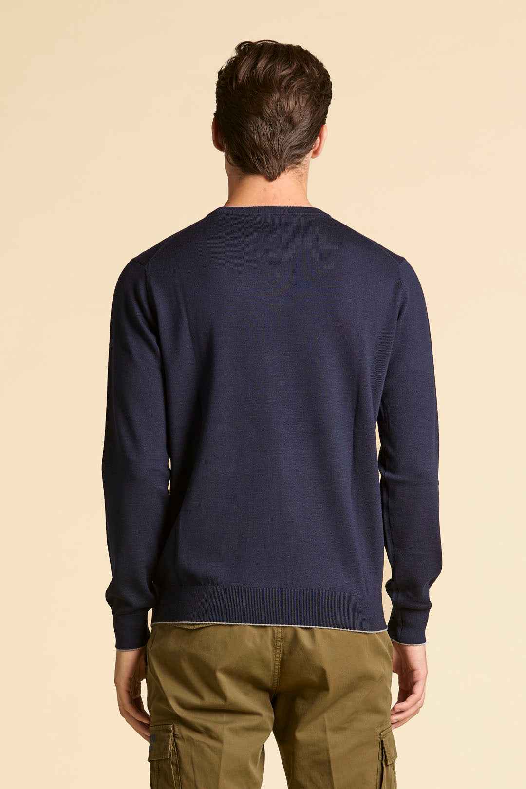 AERONAUTICA MILITARE | Maglia girocollo in lana merino