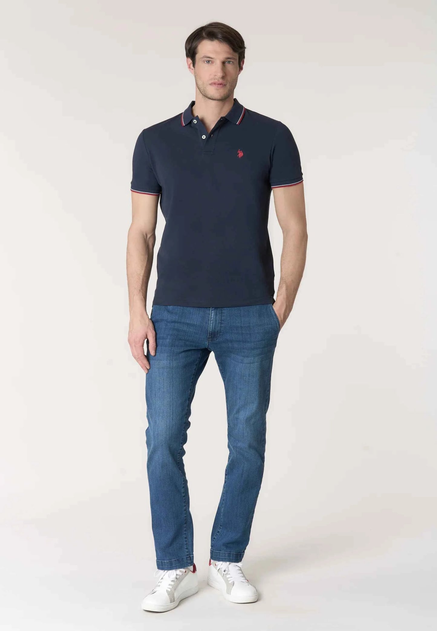 US POLO ASSN | Polo uomo in cotone piquet ultra leggero PAUL