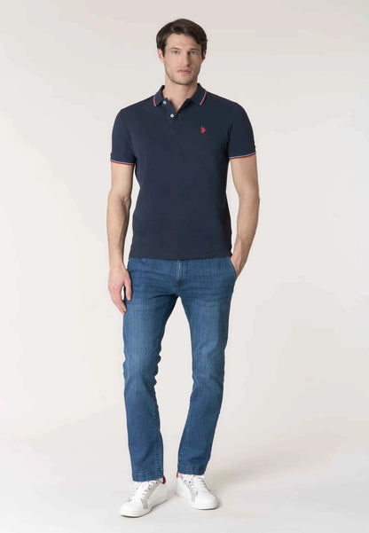 US POLO ASSN | Polo uomo in cotone piquet ultra leggero PAUL