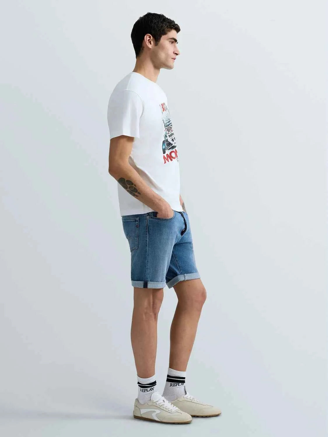 REPLAY | Bermuda in jeans uomo RBJ.981