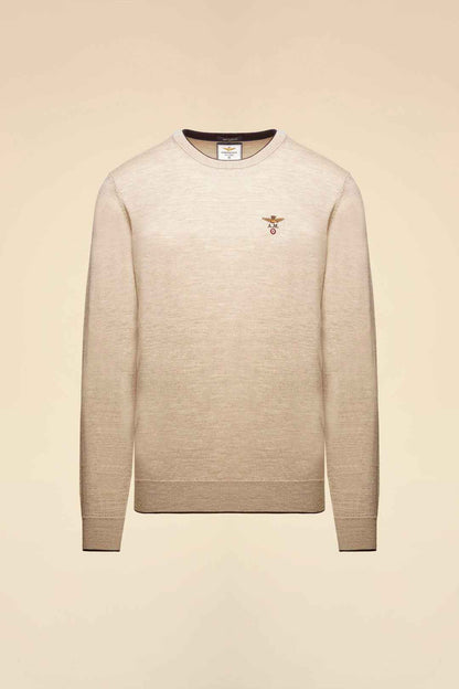 AERONAUTICA MILITARE | Maglia girocollo in lana merino