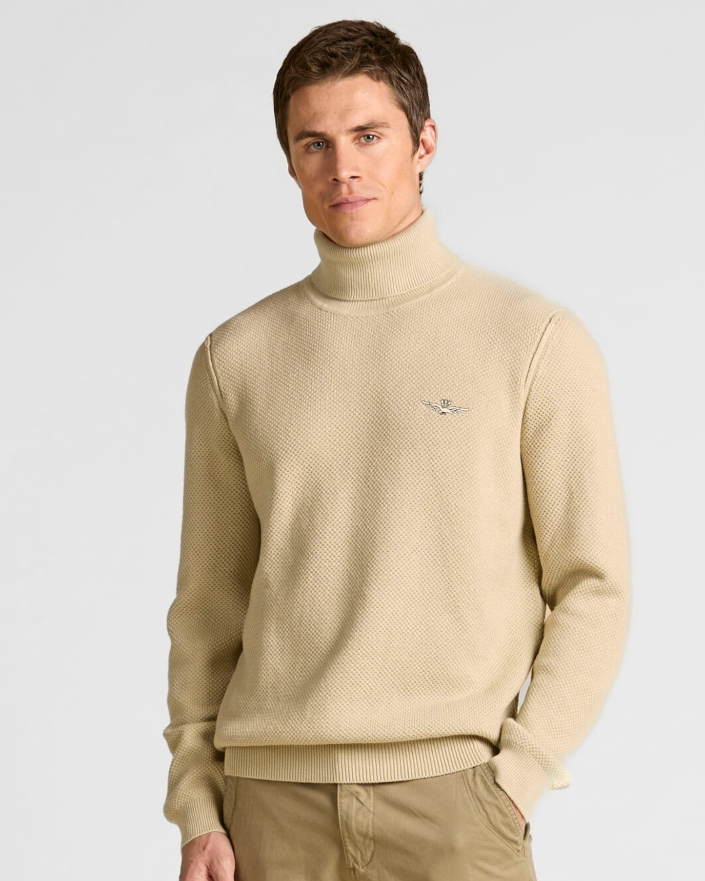 AERONAUTICA MILITARE | Maglione a collo alto in misto lana