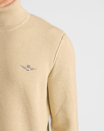 AERONAUTICA MILITARE | Maglione a collo alto in misto lana