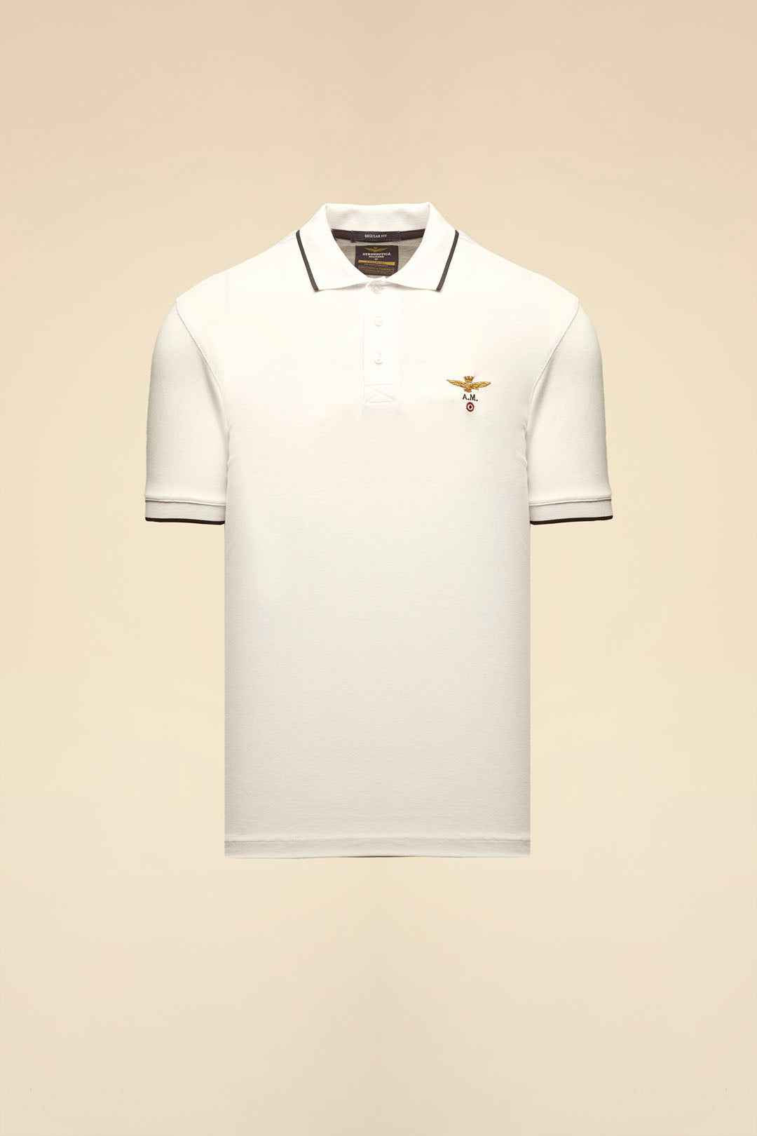 AERONAUTICA MILITARE | Polo basica in cotone a manica corta