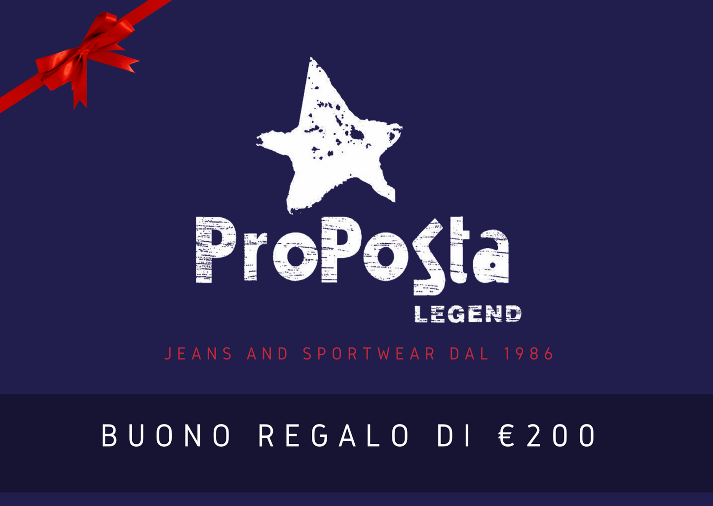 Proposta Legend Buono Regalo - Proposta Legend