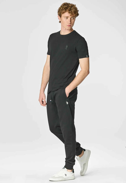 US POLO | T-shirt a maniche corte in cotone stretch con logo