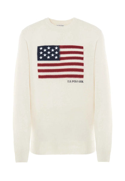 US POLO ASSN | Maglia girocollo bandiera americana