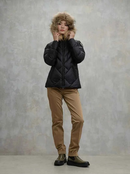 BLAUER | Piumino a linee geometriche ALICIA