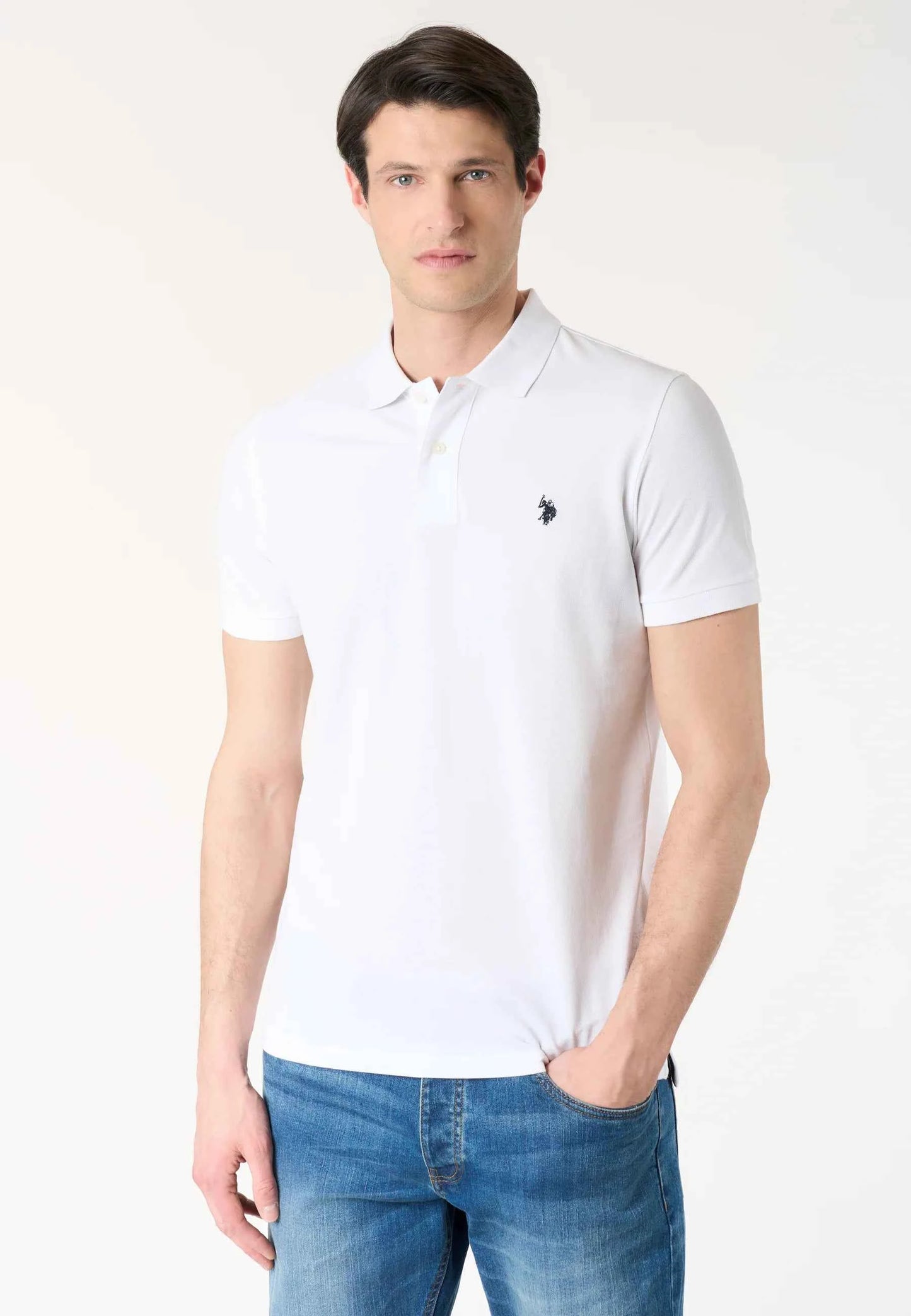 US POLO ASSN | Polo basic uomo in cotone piquet KING