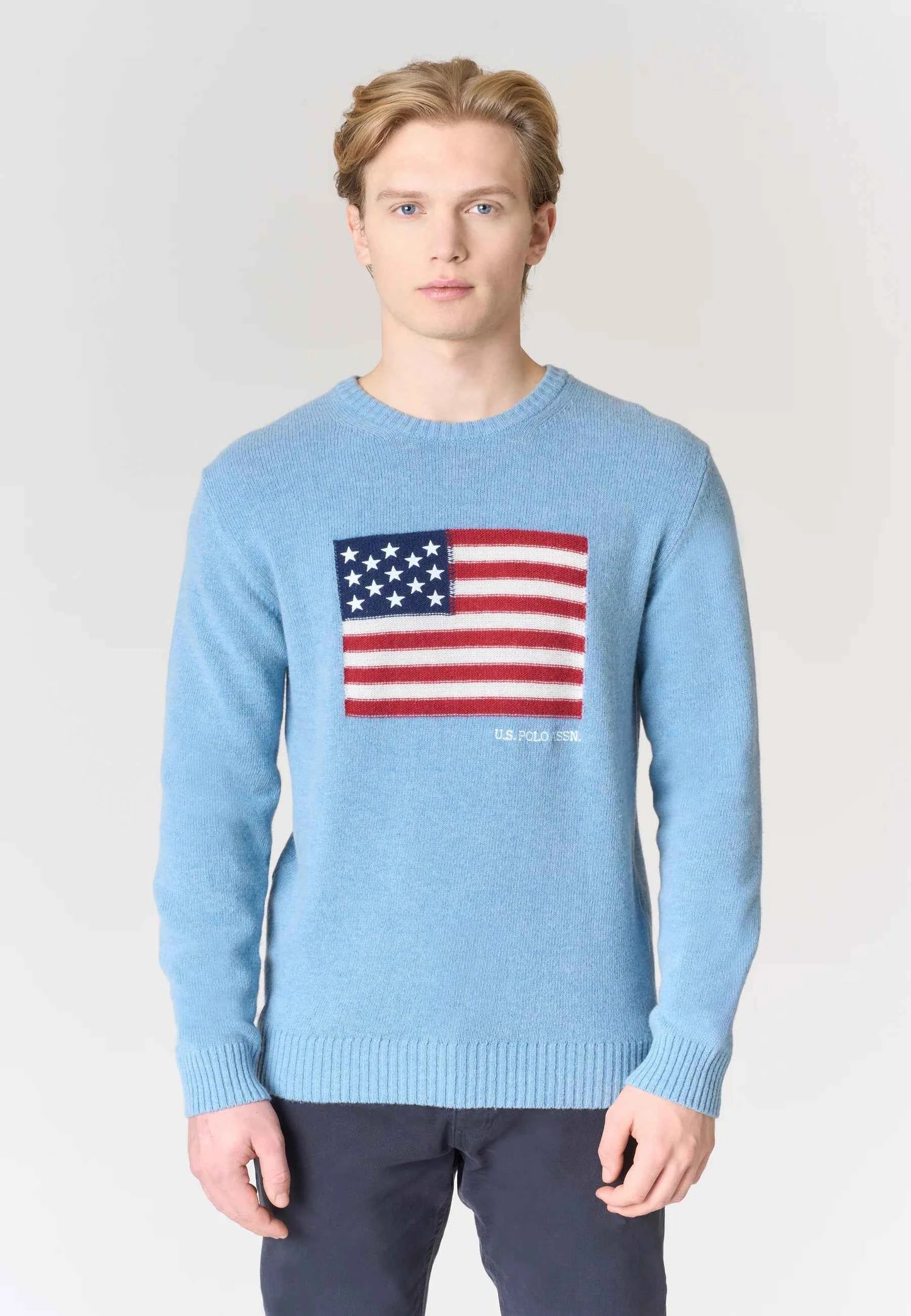 US POLO ASSN | Maglia girocollo bandiera americana