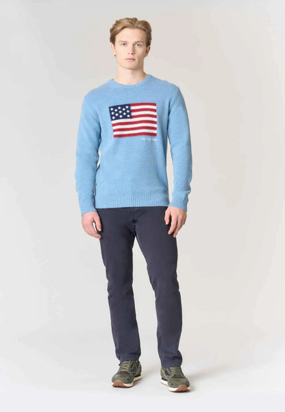 US POLO ASSN | Maglia girocollo bandiera americana