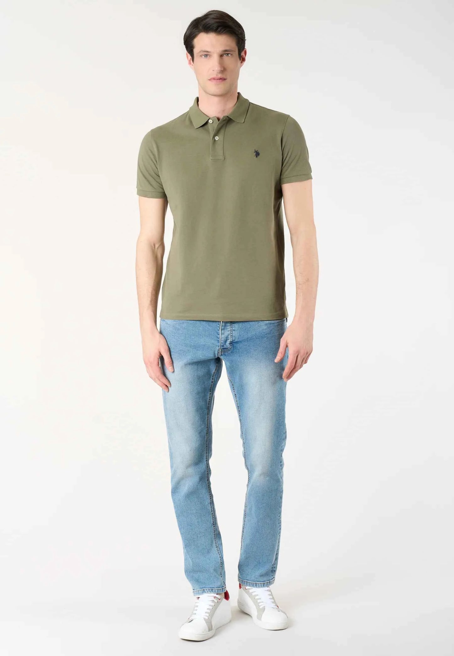 US POLO ASSN | Polo basic uomo in cotone piquet KING