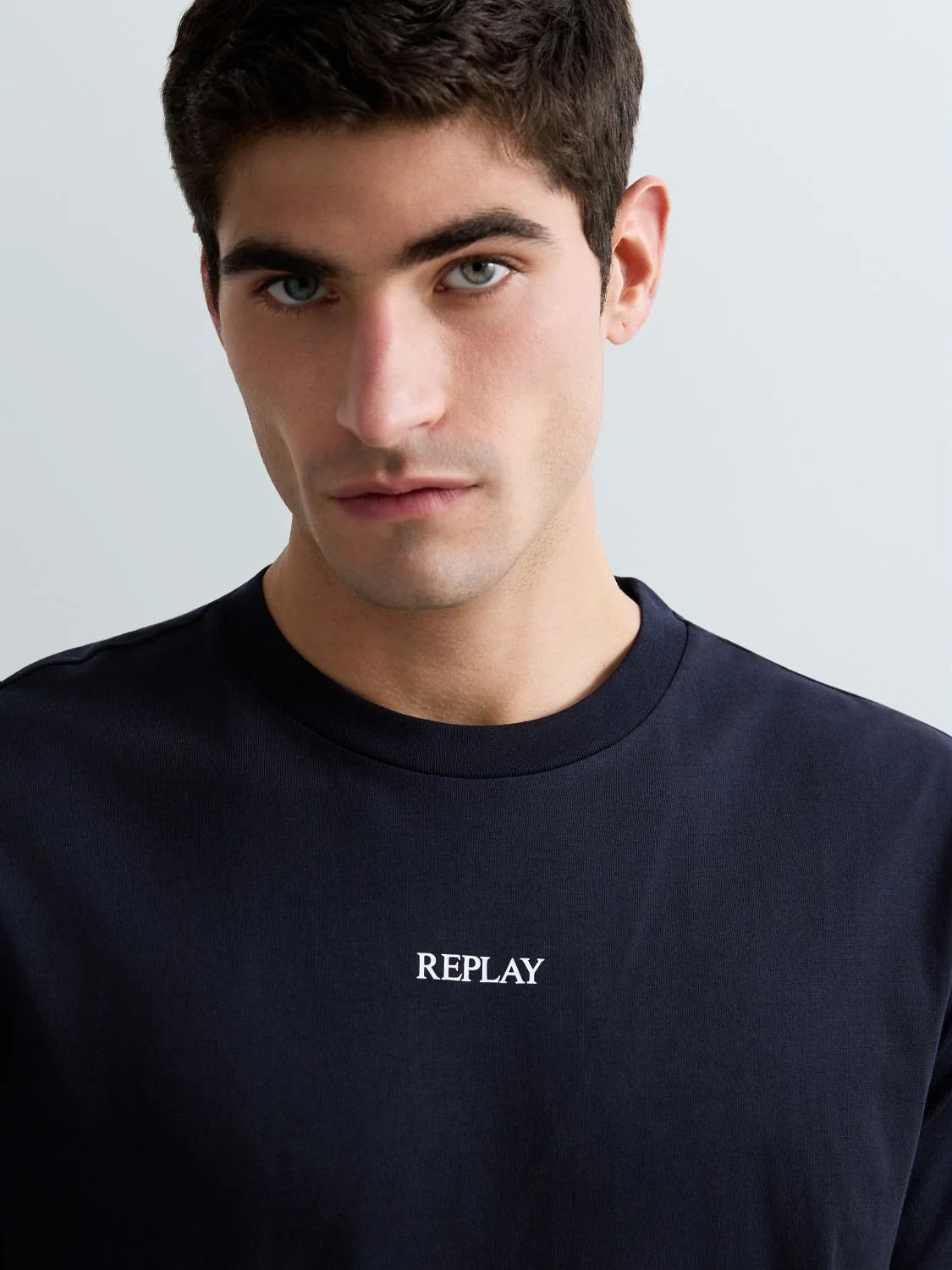 REPLAY | T-Shirt in jersey con logo minimal - Proposta Legend