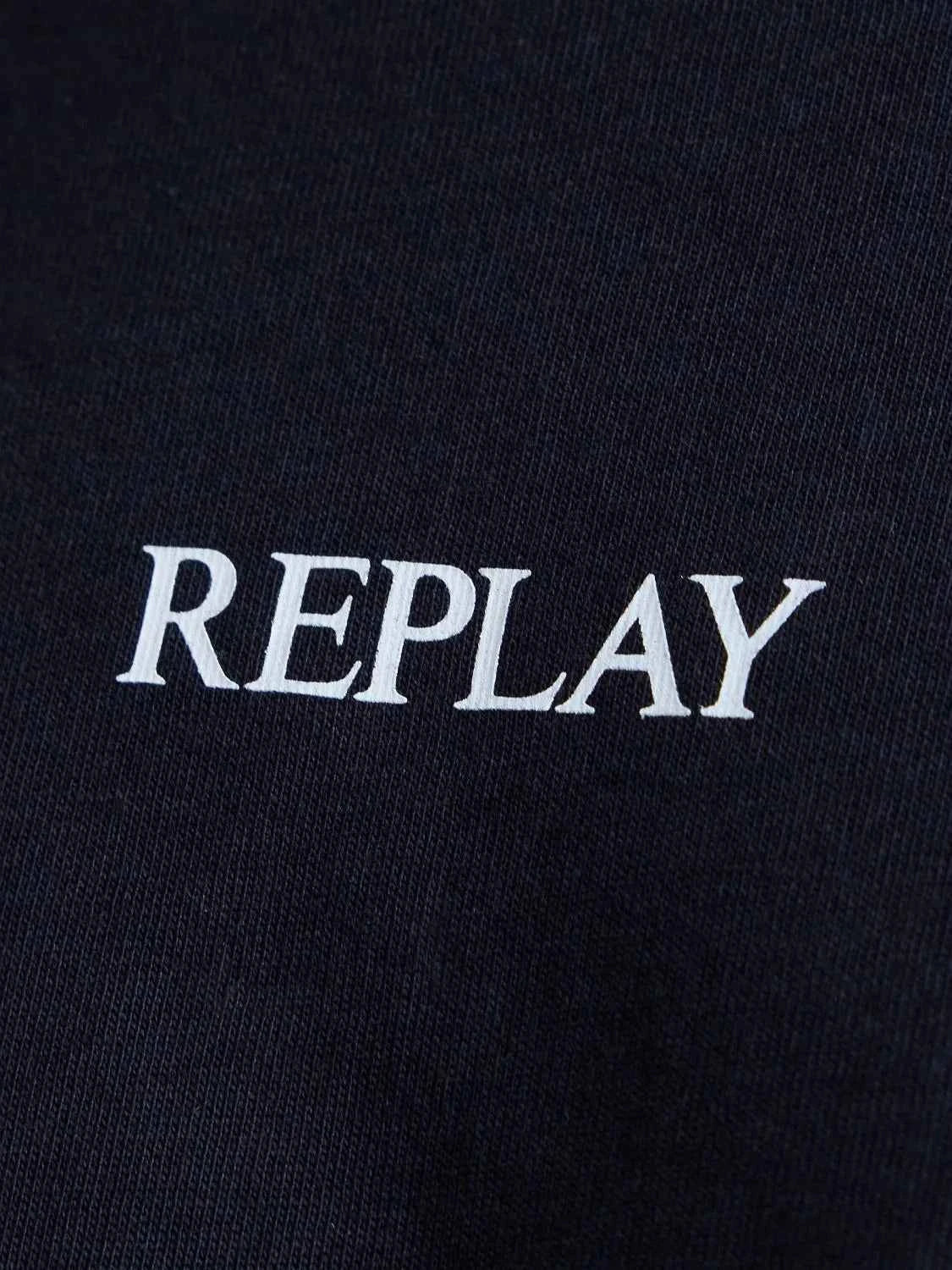 REPLAY | T-Shirt in jersey con logo minimal